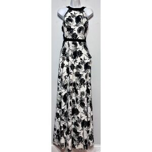 Y2K Speechless Halter Maxi Faux Wrap Dress Size 15 Whimsigoth Dark Romantic Chic